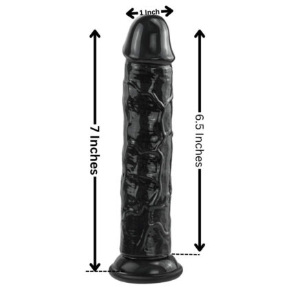7 Inch Black Dildo
