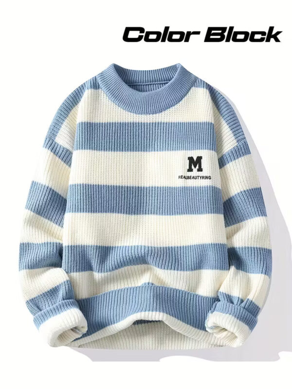 Rococity™ Men’s Bold Street Knit Pullover — Modern Warmth. Effortless Cool. ❄️