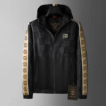 Men's Hooded Casual Autumn Streetwear Jacket with Stretch Fabric