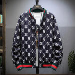 Men's Hooded Streetwear Casual Jacket with Bold Print