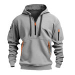 High Quality Men's Tactical Outdoor Cropped Oversized Hoodie