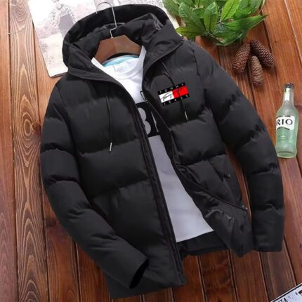 Men's Handsome Short Cotton-Padded Bomber Jacket, Korean Slim Winter