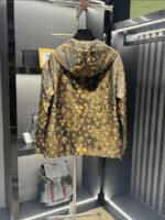 Men's Casual Hooded Streetwear Jacket with Bold Print