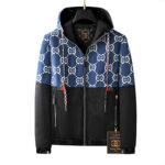 Men's Hooded Casual Autumn Streetwear Jacket with Spandex Blend