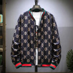 Men's Hooded Streetwear Casual Jacket with Bold Print