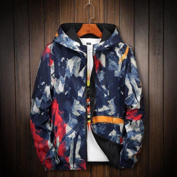 2020 Camouflage Reversible Jacket Men Plus Size 8XL