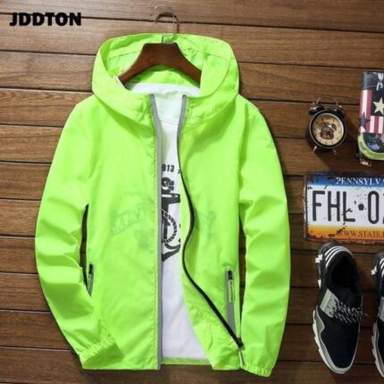 JDDTON Men’s Sun-Protective Jacket Fluorescence