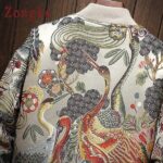Zongke Embroidery Bomber Winter Jacket Men